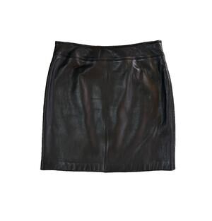 Vintage 90s Petite Sophisticate Genuine Leather Mini Skirt Women’s Size 6